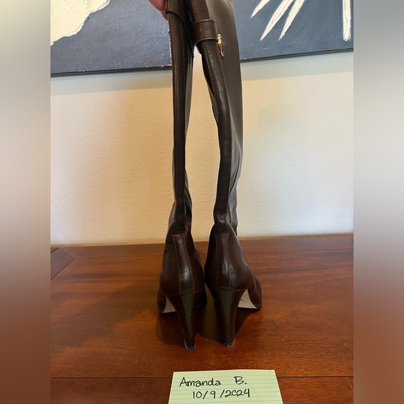 Coach Women’s Heeled Leather Boot, Size 8.5 - Picture 3 of 5